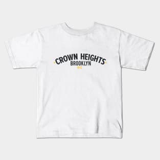 New York Crown Heights - Crown Heights Brooklyn Schriftzug - Crown Heights Logo Kids T-Shirt